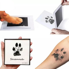 Pet Dog Paw Prints Souvenirs Dog Accessories for Small Dogs Non-toxic Footprints Handprint No Touch Skin Inkless Kits Newborn