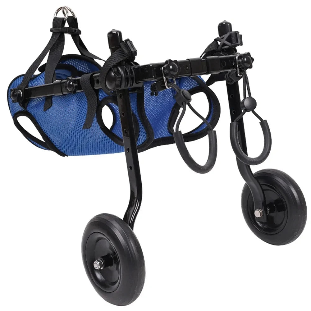 Wheelchair for disabled Dog Cart Hind Legs Bracket Cat Dog Injured And Weak Rehabilitation Aid Car Adjustable Pet Walk Booster