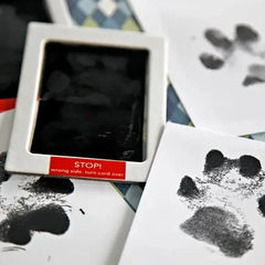 Pet Paw Print Ink Pad Kit, Baby Handprint, Footprint, Safe, Non-toxic, Mess-free, DIY, Easy Clean, Pet Souvenir