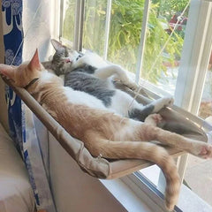 Pet Cat Hammock Hanging Cat Bed Bearing 20Kg Comfortable Cat Sunny Window Seat Mount Kitten Climbing Frame Pet Accessories