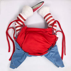 Halloween Dog Cosplay Clothes Funny Puppy Deadly Doll Set For Small Large Dogs Dress Up Pullover Chihuahua Costume Pet Outfits